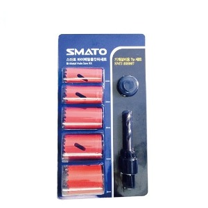 [스마토/SMATO] 바이메탈홀캇타세트, 기계설비용 7P 세트 SMT-BH00/ 109-3973